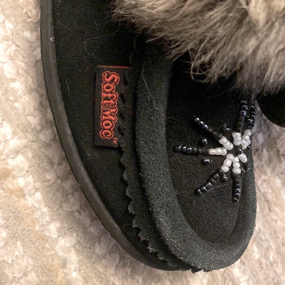 Softmoc faux rabbit mukluk - Picture 4 of 5